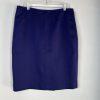 Le Suit 2PC Polyester Lined Notch Collar Skirt Suit Size 14 Purple Timeless