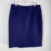 Le Suit 2PC Polyester Lined Notch Collar Skirt Suit Size 14 Purple Timeless