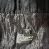 Adrianna Papell Chiffon Dress Size 12 Black Ruffle Wrap Belted Short Sleeve Midi