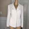 Collections For le Suit Polyester Pant Suit 14 White Peak Collar 2PC Pockets New