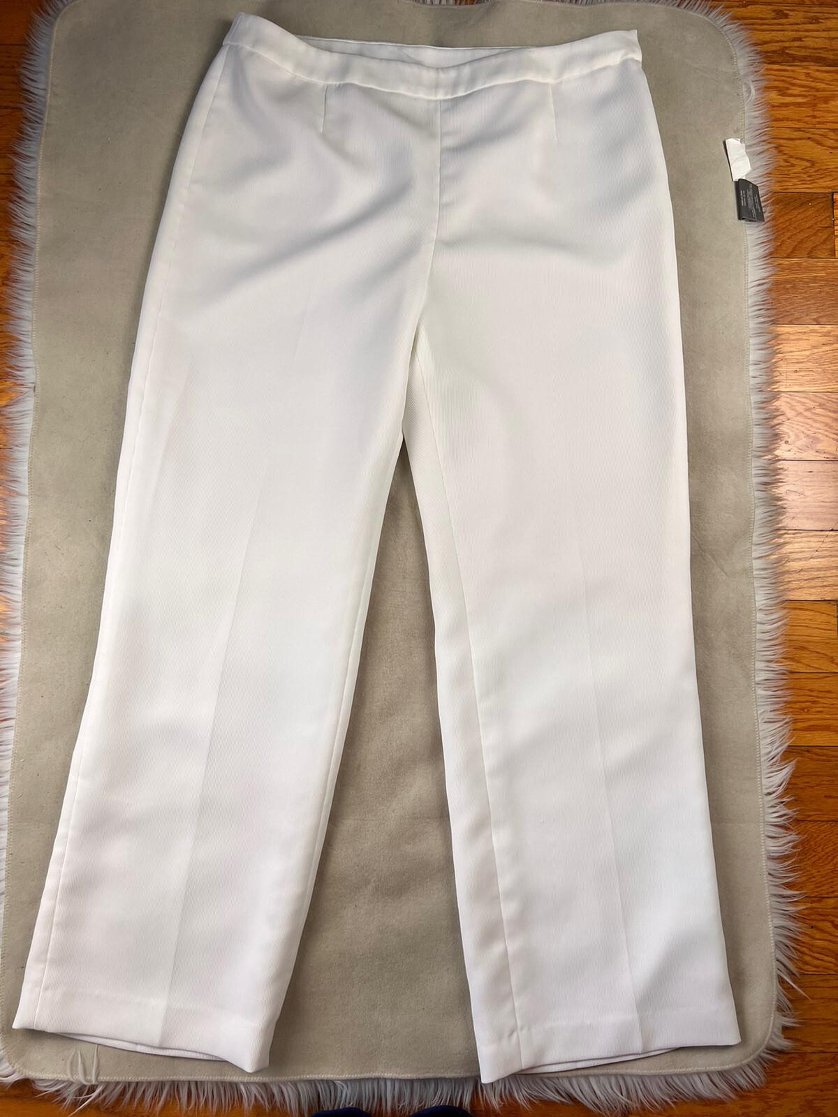 Collections For le Suit Polyester Pant Suit 14 White Peak Collar 2PC Pockets New