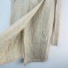Eileen Fisher Wool Hoodie Cardigan Size M Beige Wrap Sumptuous Pockets Cozy