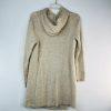 Eileen Fisher Wool Hoodie Cardigan Size M Beige Wrap Sumptuous Pockets Cozy