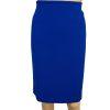 10-5659.jpg TAHARI ASL Polyester Stretch Pencil Skirt Size 4 Blue Lined Business Career New