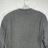 Jones New York 2PC Wide Leg Pant Suit 10 Charcoal Gray Striped 2PC Business New