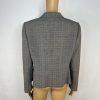 TAHARI ASL Polyester Rayon Stretch Blazer 12P Gray Pinstriped Peak Collar Career