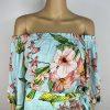 New York &Co Floral Skirt Set M Tall Hawaiian Tropical Wrap Ruffle High Low New