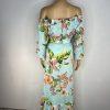 New York &Co Floral Skirt Set M Tall Hawaiian Tropical Wrap Ruffle High Low New