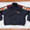 DOUBLET Strangest Comfort Men Black Red Chaos Embroidered Zip Up Track Jacket