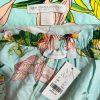 New York &Co Floral Skirt Set M Tall Hawaiian Tropical Wrap Ruffle High Low New