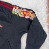 DOUBLET Strangest Comfort Men Black Red Chaos Embroidered Zip Up Track Jacket