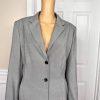 GARFIELD & MARKS 2PC Gray Polyester Mismatch Career Skirt ( Sz 14) Suit (Sz 12)