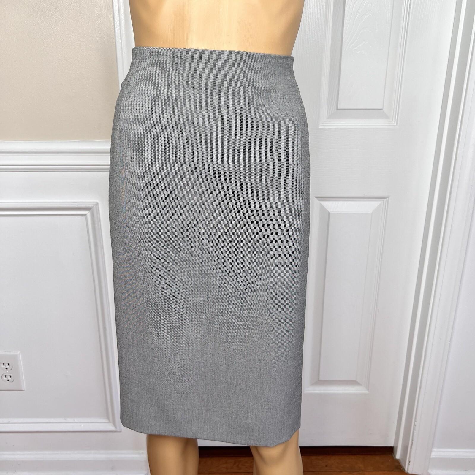 GARFIELD & MARKS 2PC Gray Polyester Mismatch Career Skirt ( Sz 14) Suit (Sz 12)