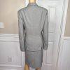 GARFIELD & MARKS 2PC Gray Polyester Mismatch Career Skirt ( Sz 14) Suit (Sz 12)