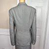 GARFIELD & MARKS 2PC Gray Polyester Mismatch Career Skirt ( Sz 14) Suit (Sz 12)