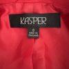 KASPER Women 1PC Red Orange Polyester Lined Peak Collar Career Blazer Size 8