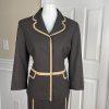 The Limited Polyester Blend Skirt Size 10 Suit Size L Brown Tan Pleated Women