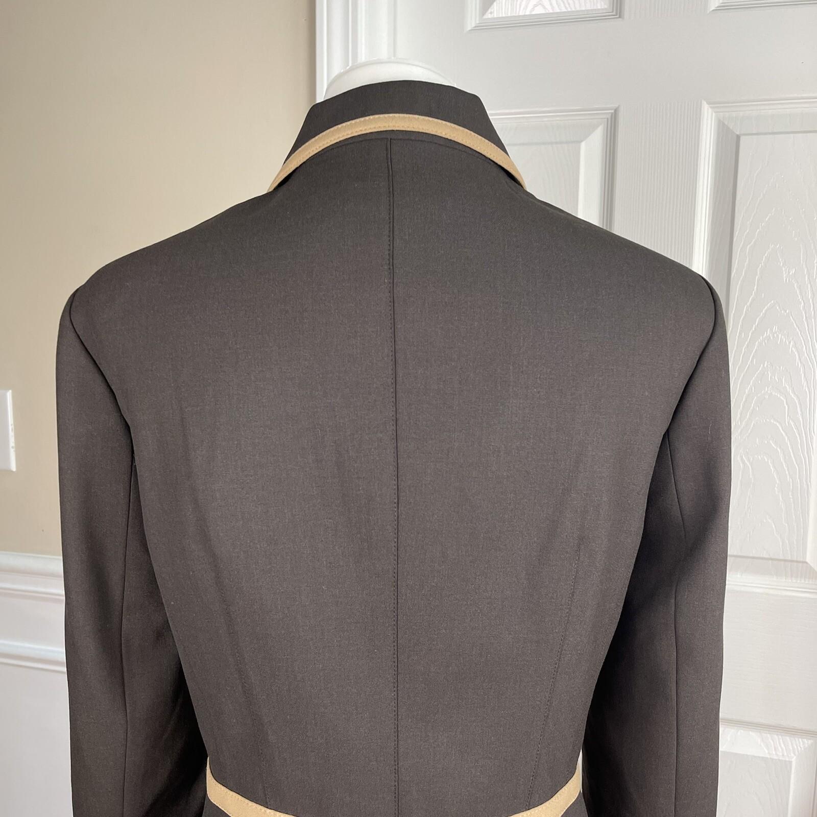 The Limited Polyester Blend Skirt Size 10 Suit Size L Brown Tan Pleated Women