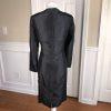 New STACY ADAMS Womens 2 PC Stunning Satin Black Beaded Dress Cardigan Size 10
