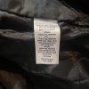 CATO Women Black Metallic Faux Fur Cotton Blend Belted Coat Size S