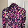 LE SUIT Single Breasted Collard Multicolored Polyester Lined Blazer Size 4
