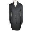 THE LIMITED Gray Stretch Polyester Blend Fit and Flare Skirt (SZ M) Suit (SZ 8)