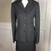 THE LIMITED Gray Stretch Polyester Blend Fit and Flare Skirt (SZ M) Suit (SZ 8)