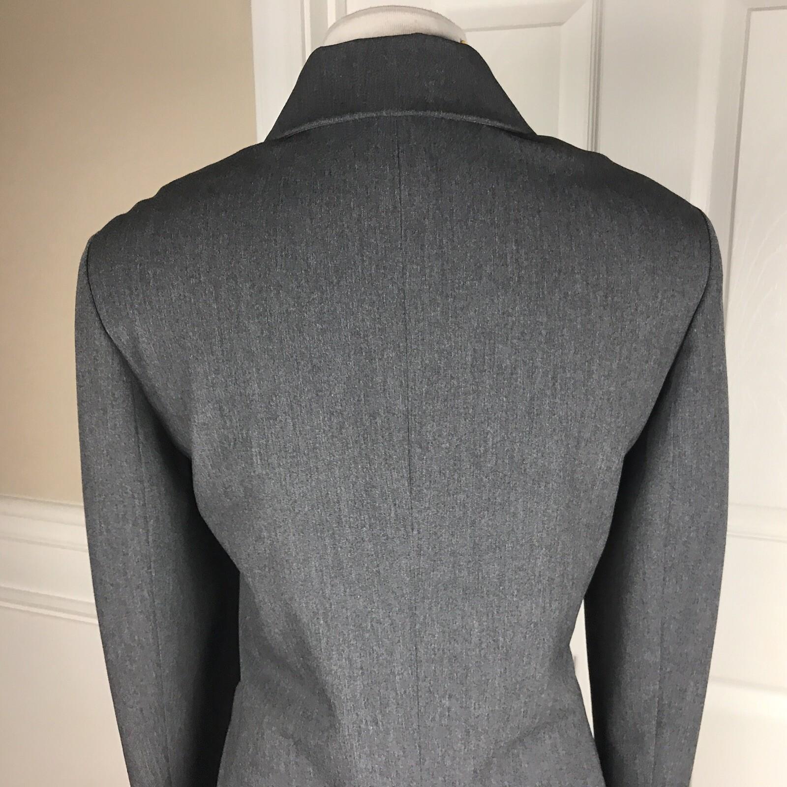 THE LIMITED Gray Stretch Polyester Blend Fit and Flare Skirt (SZ M) Suit (SZ 8)