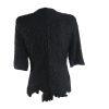 JAMES RIVER TRADERS Women Black Beaded Silk Sleeveless Top Size S