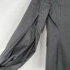 BCBG Maxazria Viscose Blend Blazer Size S Gray Striped Career Stylish Sleeve