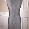 KASPER Women 2PC Mismatched Light Gray Rayon Dress (Size 6) Suit (Size 4)
