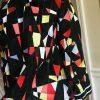 Linda Allard Women Linen Blazer Jacket Multi Colored Open Front Size 6