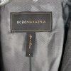BCBG Maxazria Viscose Blend Blazer Size S Gray Striped Career Stylish Sleeve