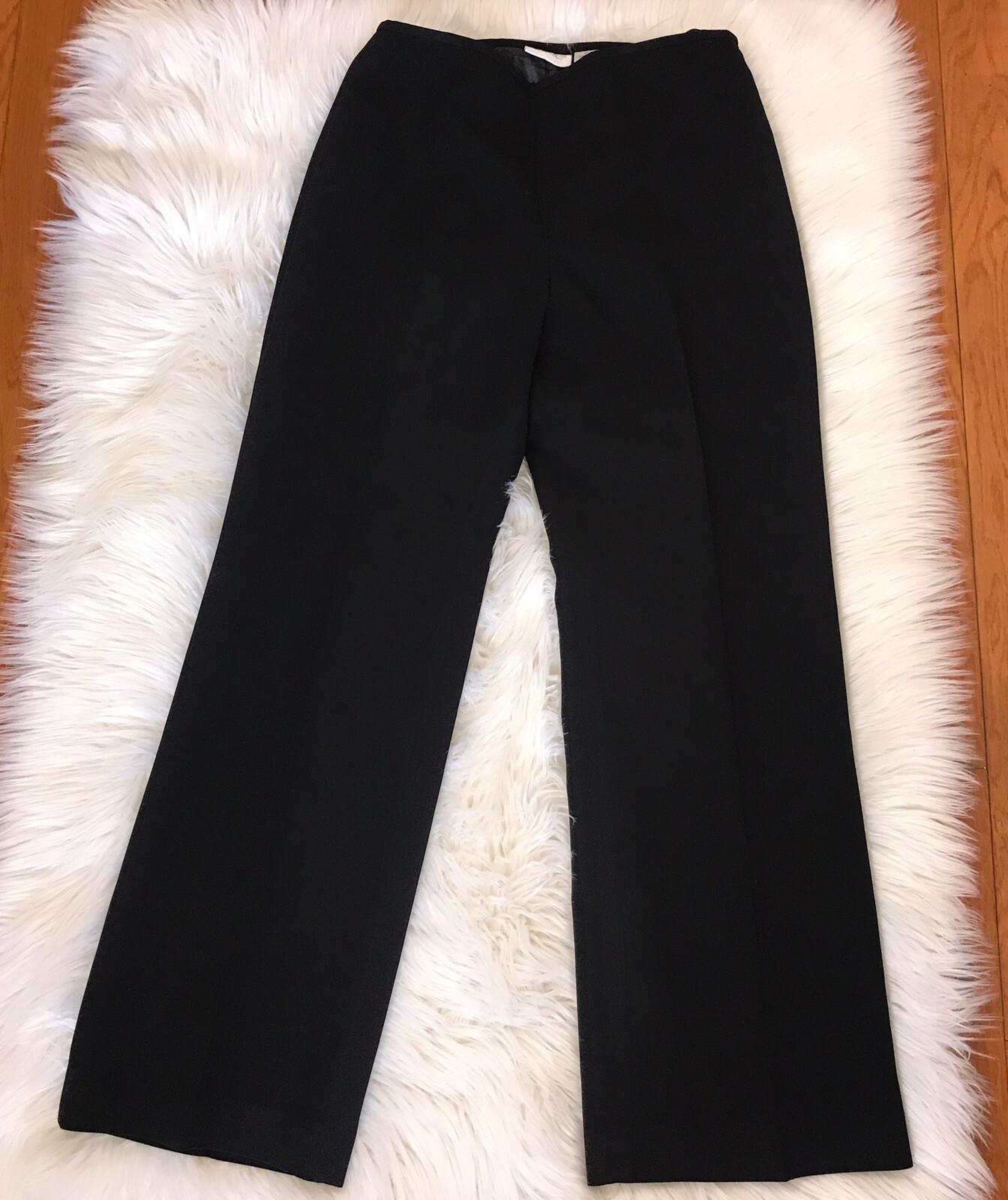 LIZ CLAIBORNE Women 2PC Black White Polyester Top and Pant Size 8P