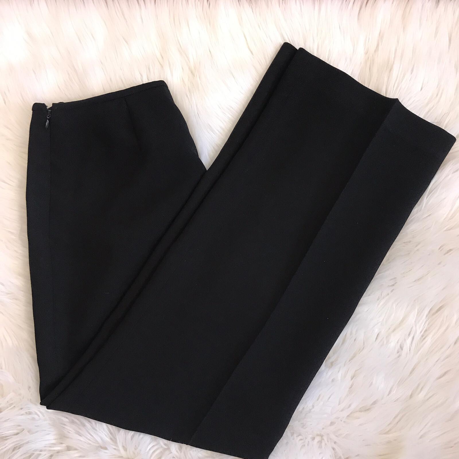 LIZ CLAIBORNE Women 2PC Black White Polyester Top and Pant Size 8P