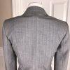TAHARI Women Single Breasted Gray Striped Wool Blend Blazer Size 4
