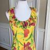 LAUREN RALPH LAUREN Floral Multicolore Ruffle Silk Dress 6 Sleeveless Prairie