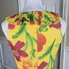 LAUREN RALPH LAUREN Floral Multicolore Ruffle Silk Dress 6 Sleeveless Prairie