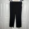 Calvin Klein Polyester Rayon Stretch Pant 10 Suit 8 Black Lined Pockets 2PC New