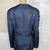 Giovanna Signature Polyester Skirt Suit Scarf Size 18 Blue White Ruffle 2PC