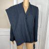 EVAN PICONE 2PC Polyester Pant Suit Size 14 Navy Blue Notch Collar Lined 2PC New