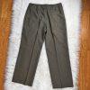 KASPER Women 2PC Dark Green Polyester Rayon Stretch Lined Pant Suit Size 8P