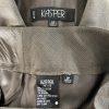 KASPER Women 2PC Dark Green Polyester Rayon Stretch Lined Pant Suit Size 8P
