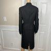Tahari ASL Polyester Skirt Suit 12 Black Stand Collar Lined Career Cocktail 2PC