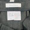10-6006.jpg MAXMARA Women Black White Wool Polyamide Stretch Career Pant Size 6