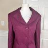 Suit Studio Polyester Suit Skirt Size 18 Burgundy 2 Piece Notch Collar Lined Set