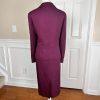 Suit Studio Polyester Suit Skirt Size 18 Burgundy 2 Piece Notch Collar Lined Set