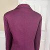 Suit Studio Polyester Suit Skirt Size 18 Burgundy 2 Piece Notch Collar Lined Set