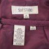 Suit Studio Polyester Suit Skirt Size 18 Burgundy 2 Piece Notch Collar Lined Set