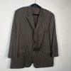 Alfani Men Light Green New Wool Pants Size 38R Suit Size 46R 3 Button Timeless